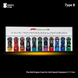 Plus Wall Display Frame For LEGO® Speed Champions F1 11/12 Cars