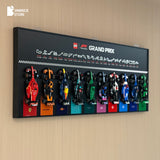 Plus Wall Display Frame For LEGO® Speed Champions F1 11/12 Cars