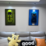 UltraDisplay™ Wallboard for Lego Porsche & Bugatti