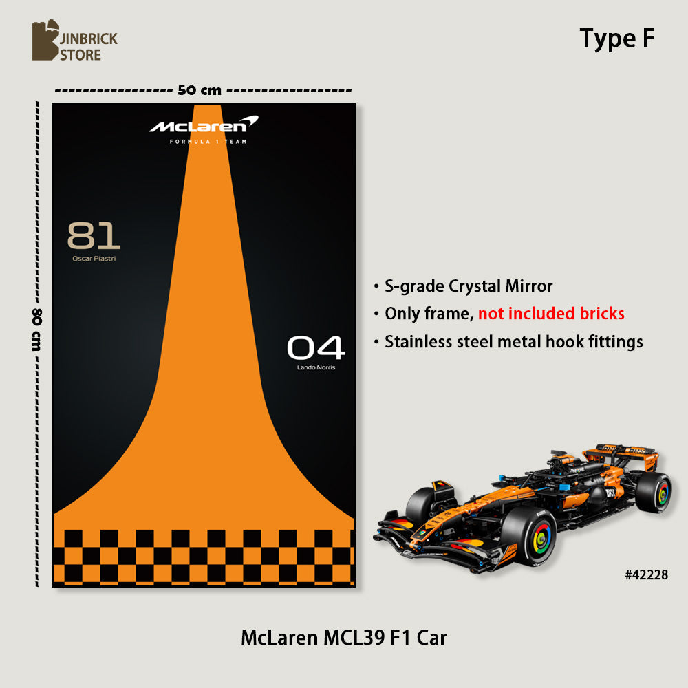 Display frame For LEGO® Technic™ 42228 McLaren MCL39 F1® Car